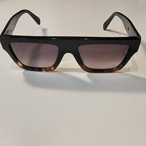 CELINE Brown Tortoiseshell Gradient Sunglasses c1400131 55/19 Without case